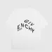 Givenchy T-shirts for MEN Solid Color Crew Neck Black/White #A46474