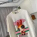Gucci Purple T Shirt Featuring Blossom Cartoon Doll Graphic with Pink and Green Design Accents #A54263