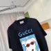 Gucci T Shirt Featuring Cartoon Dog in Red Sunglasses Graphic for Trendy Casual Outfits #A54261