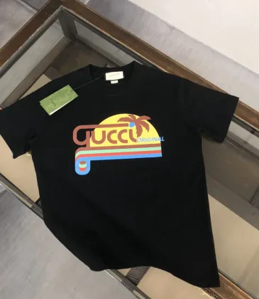 Gucci T Shirt Gucci Printed Cotton T-Shirt Black/White #A53935