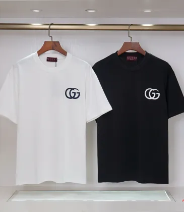 Gucci T-shirts for Gucci Men's AAA T-shirts 270g Black/White #A53118
