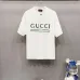 Gucci T-shirts for Gucci Men's AAA T-shirts 320g Black/White #A53045