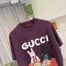 Gucci T-shirts for Gucci Men's Print Cotton AAA T-shirts 4 colors #A54077