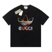 Gucci x Adidas Men/Women T-shirts EUR/US Size 1:1 Quality White/Black #A23158