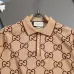 Gucci T-shirts for Gucci Polo Shirts 320g Black/White/Khaki #A53050