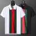 Gucci T-shirts for Gucci Polo Shirts Red and green stripes #A46539