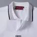 Gucci T-shirts for Gucci Polo Shirts Striped collar Black/White #A46546
