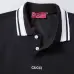 Gucci T-shirts for Gucci Polo Shirts Striped collar Black/White #A46546