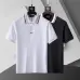 Gucci T-shirts for Gucci Polo Shirts Striped collar Black/White #A46546
