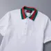 Gucci T-shirts for Gucci Polo Shirts collar logo Black/White #A46548