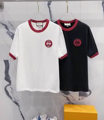  T-shirts for Men' t-shirts Red collar #A46840