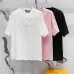 Gucci T-shirts for Men' t-shirts Three-dimensional logo  Black/White/Pink #A46828