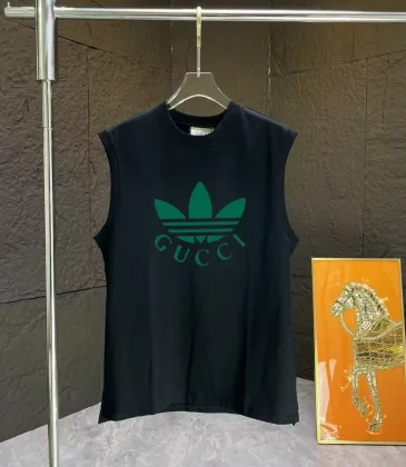 Gucci x Adidas clover men's tank tops Black #A53003
