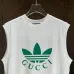 Gucci x Adidas clover men's tank tops White #A53004