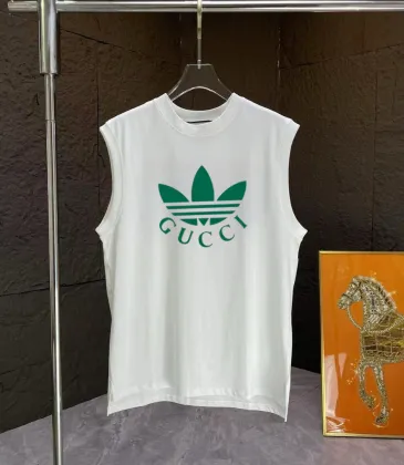 Gucci x Adidas clover men's tank tops White #A53004
