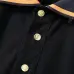 HERMES T-shirts for HERMES Polo Shirts Buttons Black/WhitePolo Shirts #A46635