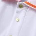 HERMES T-shirts for HERMES Polo Shirts Buttons Black/WhitePolo Shirts #A46635