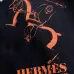 HERMES T-shirts for HERMES Polo Shirts horse Black/White #A47180