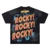 Hellstar Black T-shirts Fierce Bull Skull Graphic Edgy Rock Vibe #A54230