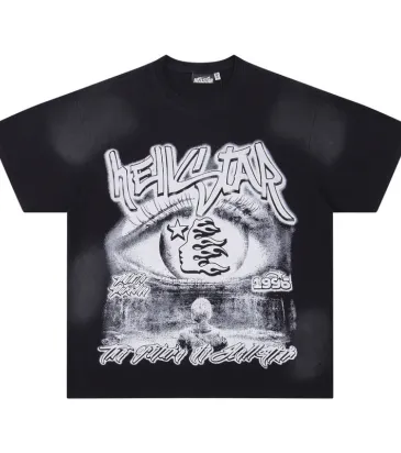 Hellstar T-shirts Trippy Eye Art &amp; Retro Infused Streetwear Vibe Black #A54222