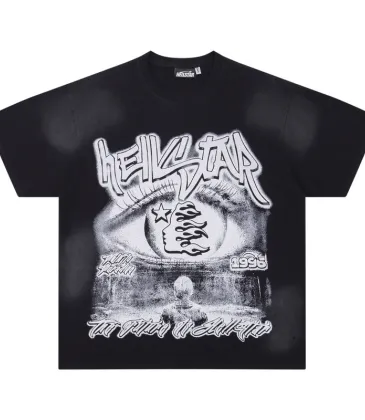 Hellstar T-shirts Trippy Eye Art &amp; Retro Infused Streetwear Vibe Black #A54222