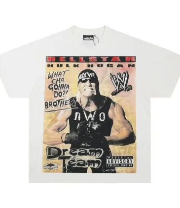 Hellstar x Hulk Hogan Graphic T-shirts Retro Wrestling &amp; Streetwear Collide #A54228