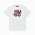 Hugo Boss Polo Shirts for Boss t-shirts Black/White #A47185