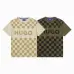 Hugo Boss Polo Shirts for Boss t-shirts lattice Black/White #A47189
