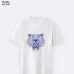 KENZO T-SHIRTS for MEN tiger Black/White/blue #A47192