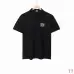 LOEWE T-shirts Polo for MEN Solid Color Black/White #A46644