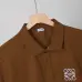 LOEWE T-shirts Polo for MEN Solid Color Black/White #A46644
