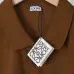 LOEWE T-shirts Polo for MEN Solid Color Black/White #A46644