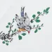 LOEWE T-shirts for MEN Bird embroidery Black/White #A48645