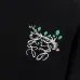 LOEWE T-shirts for MEN Bird embroidery Black/White #A48645