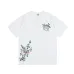 LOEWE T-shirts for MEN Bird embroidery Black/White #A48645