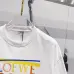 LOEWE T-shirts for MEN Black/White/Red #A47227