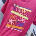 LOEWE T-shirts for MEN Black/White/Red #A47231