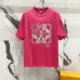 LOEWE T-shirts for MEN Black/White/Red #A47239