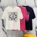 LOEWE T-shirts for MEN Black/White/Red #A47239