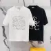 LOEWE T-shirts for MEN Octopus Black/White #A47250