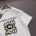 LOEWE T-shirts for MEN eye Black/White #A47209