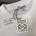 LOEWE T-shirts for MEN printing Black/White #A47201