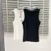 Loewe Anagram Ribbed Tank Top  Essential Luxury Vest in Classic Black and White #A54232