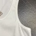 Loewe Anagram Ribbed Tank Top  Essential Luxury Vest in Classic Black and White #A54232
