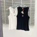 Loewe Anagram Ribbed Tank Top  Essential Luxury Vest in Classic Black and White #A54232