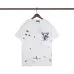 Louis Vuitton Black T Shirt with Abstract Brush Stroke Print and Artistic Logo Graphic for Men #A54255