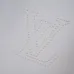 Louis Vuitton Black/White T - Shirt With Rhinestone Logo And Brand Detailing #A54244