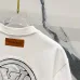 Louis Vuitton T-Shirts 3D Letter Monogram Embroidered Cotton #A48644