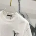 Louis Vuitton T-Shirts 3D Letter Monogram Embroidered Cotton #A48644