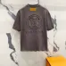 Louis Vuitton T-Shirts 3D Letter Monogram Embroidered Cotton #A48644